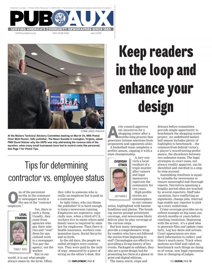 Current issue of Publishers' Auxiliary