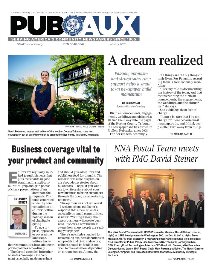 Current issue of Publishers' Auxiliary