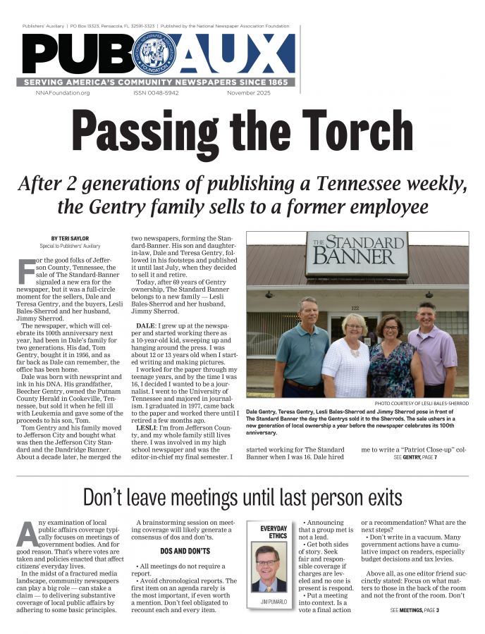 Current issue of Publishers' Auxiliary