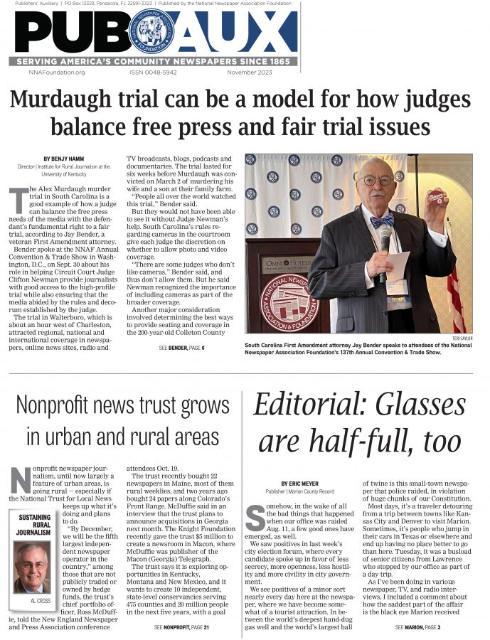 Current issue of Publishers' Auxiliary