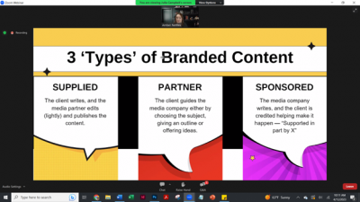 Amber Nettles, senior VP of growth and strategy at the Chicago Reader, explains the different types of branded content and how to structure pricing around those types that generate the most staff resources. Amber Nettles, senior VP of growth and strategy at the Chicago Reader, explains the different types of branded content and how to structure pricing around those types that generate the most staff resources.