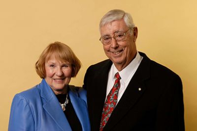 Joan Brown, left, with husband Bruce, died Nov. 20 at 89. Joan Brown, left, with husband Bruce, died Nov. 20 at 89.