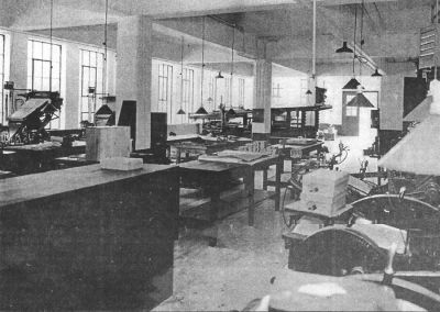 County News Back Shop 1930s County News Back Shop 1930s