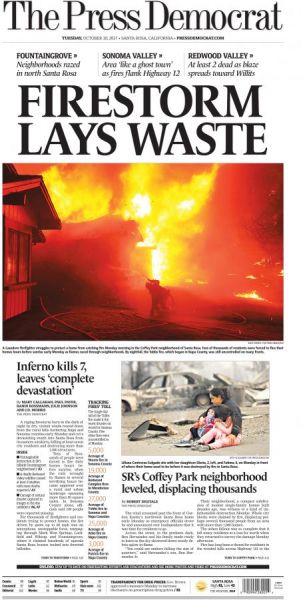 The front page tearsheet of the story that earned the PD staff the Pulitzer Prize. The front page tearsheet of the story that earned the PD staff the Pulitzer Prize.