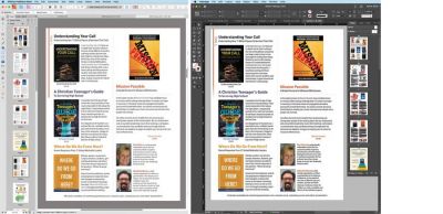 On the left is an InDesign (IDML) file opened in Affinity Publisher. From what I see, they look identical. Notice how similar the workspace in Affinity Publisher is to the workspace in InDesign. On the left is an InDesign (IDML) file opened in Affinity Publisher. From what I see, they look identical. Notice how similar the workspace in Affinity Publisher is to the workspace in InDesign.