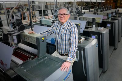 Jim Tomblinson, vice president of Operations for Modern Litho, pictured here.