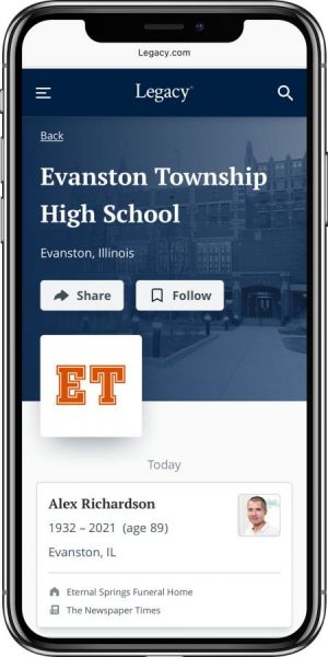 Evanston Township High School remembers Alex Richardson Evanston Township High School remembers Alex Richardson