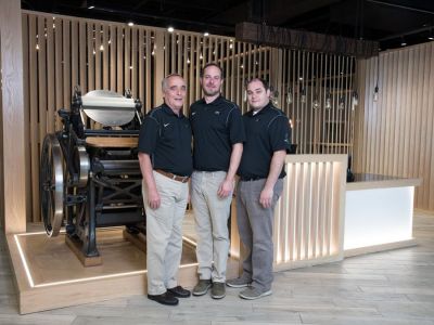 Pictured left to right: Paul LeFebvre, CEO at SPC; Adam LeFebvre, president at SPC; and Ryan LeFebvre, executive vice president of sales at SPC