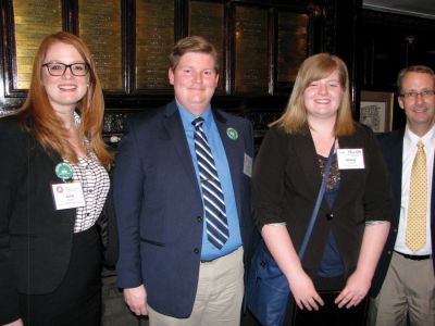 Left to right: Wisconsin Newspaper Association s Julia Hunter, membership & communications director, and James Delbizen, former director of communications, is pictured with the WNA s sponsored 2016 News Fellow, Natalie Howell, UW-River Falls, and NNA Past President Andrew Johnson, retired publisher of the Dodge County Pionier in Mayville, Wisconsin. Left to right: Wisconsin Newspaper Association s Julia Hunter, membership & communications director, and James Delbizen, former director of communications, is pictured with the WNA s sponsored 2016 News Fellow, Natalie Howell, UW-River Falls, and NNA Past President Andrew Johnson, retired publisher of the Dodge County Pionier in Mayville, Wisconsin.
