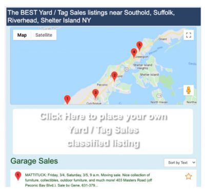 Interactive map listing Interactive map listing