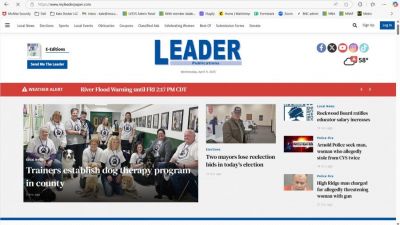 Our domain, myleaderpaper.com, came from readers who often refer to our paper as “my Leader paper.” It is easy to remember and straightforward.