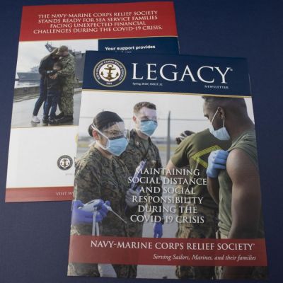 Master Print completed a newsletter for the Navy-Marine Corps Relief Society to provide information on COVID-19 and to let members know the actions in place to help military families during this crisis.